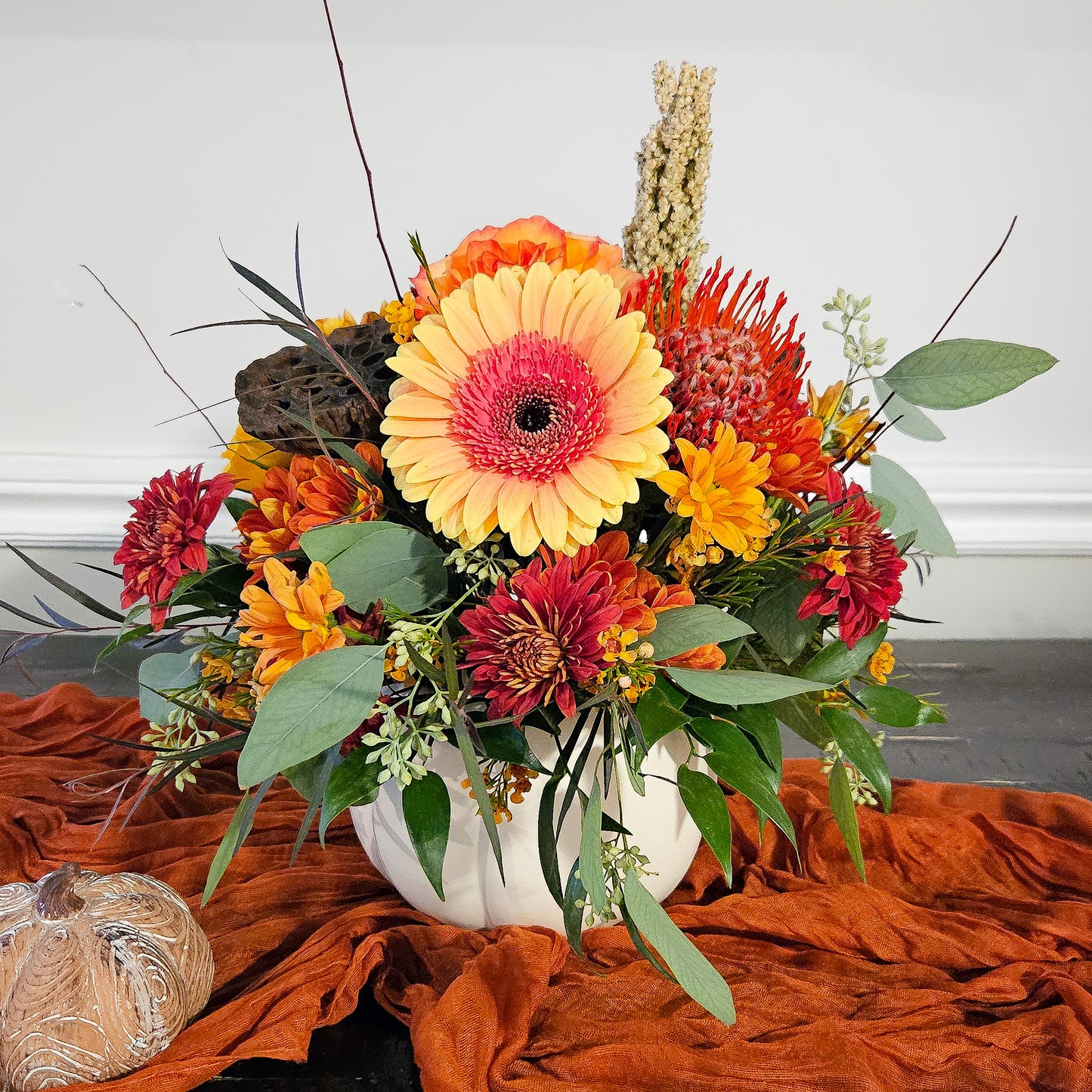 Pumpkin arrangement
