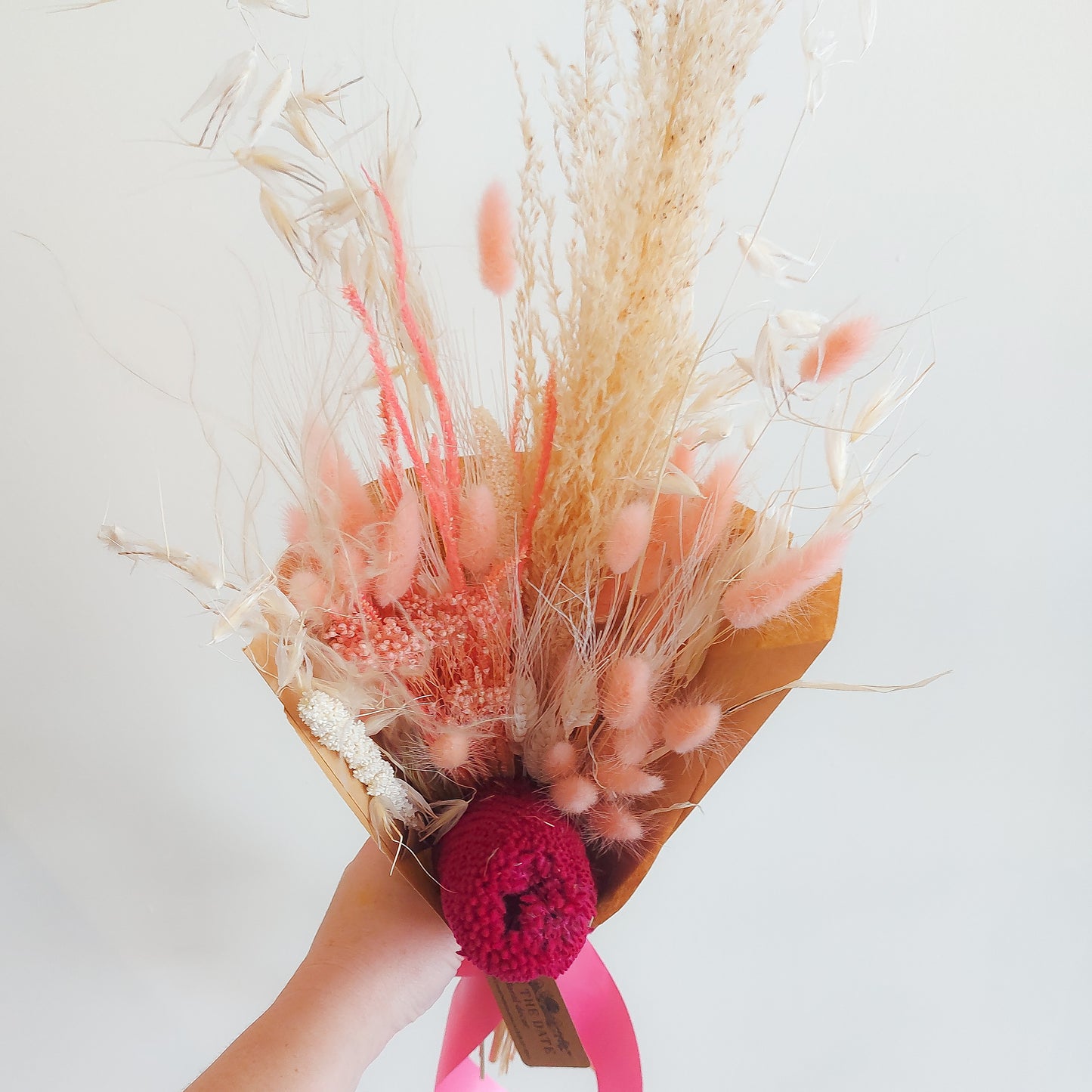 Dried flower bouquet