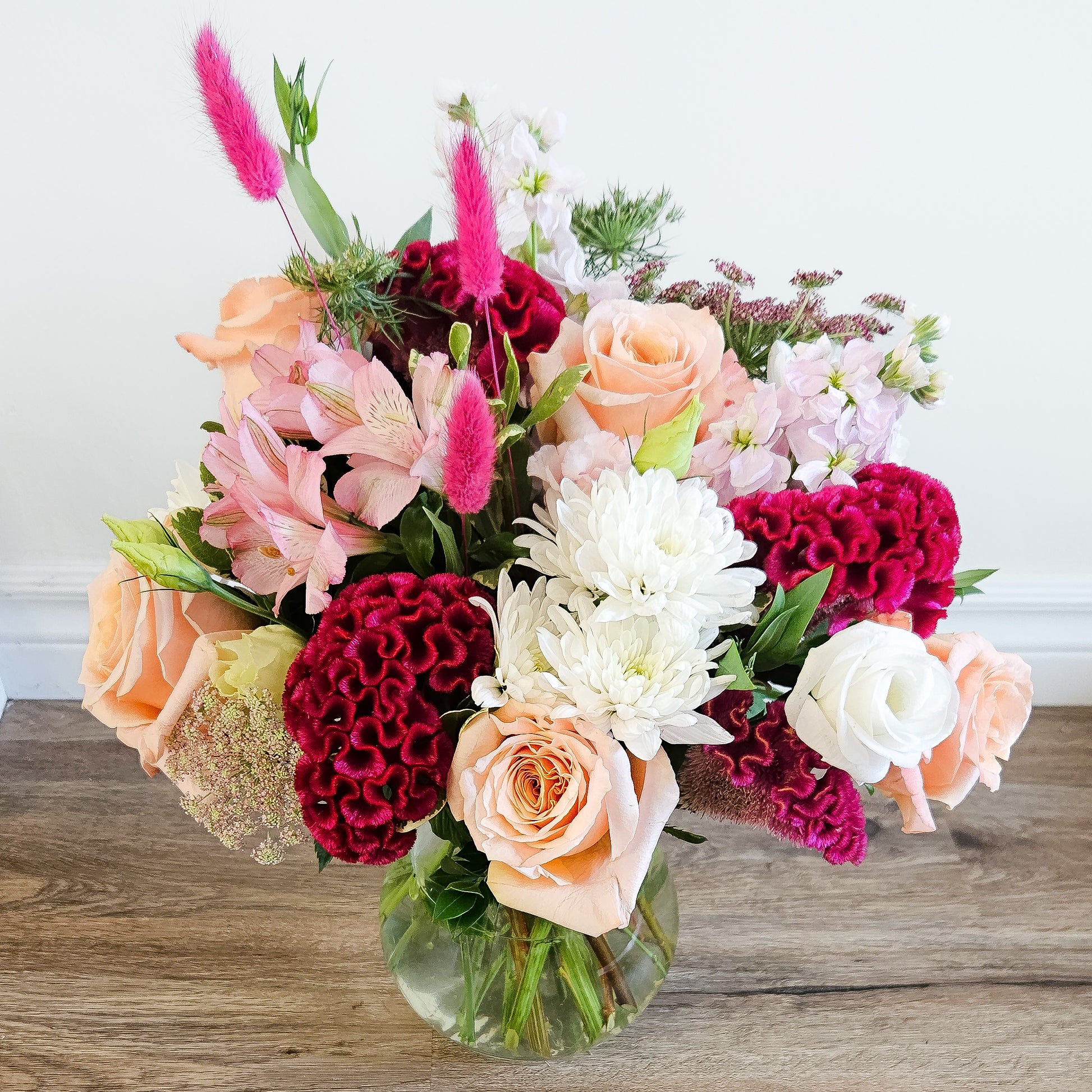 Designers choice colourful bouquet arrangement