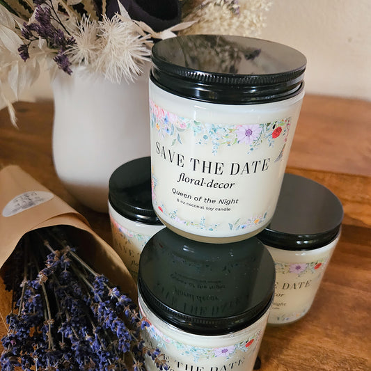 Soy coconut candle