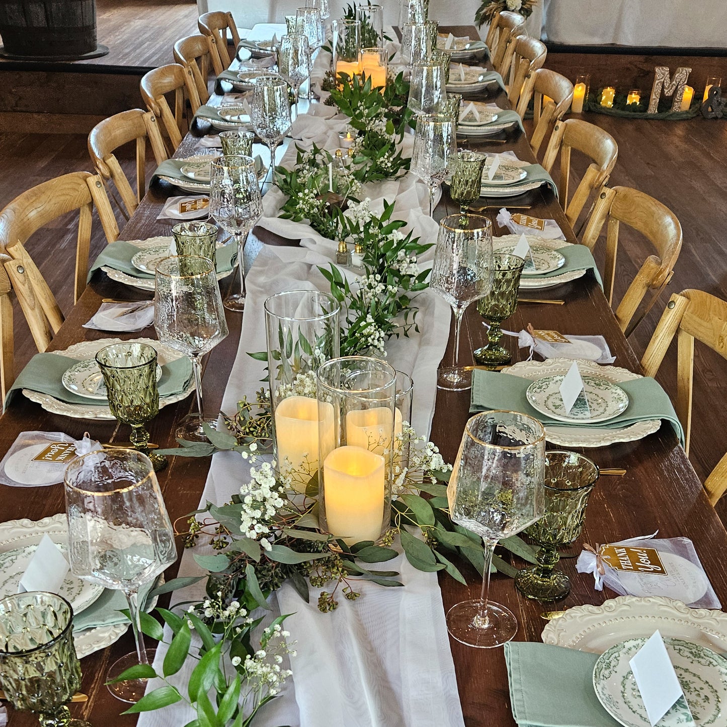 Rustic tablescape