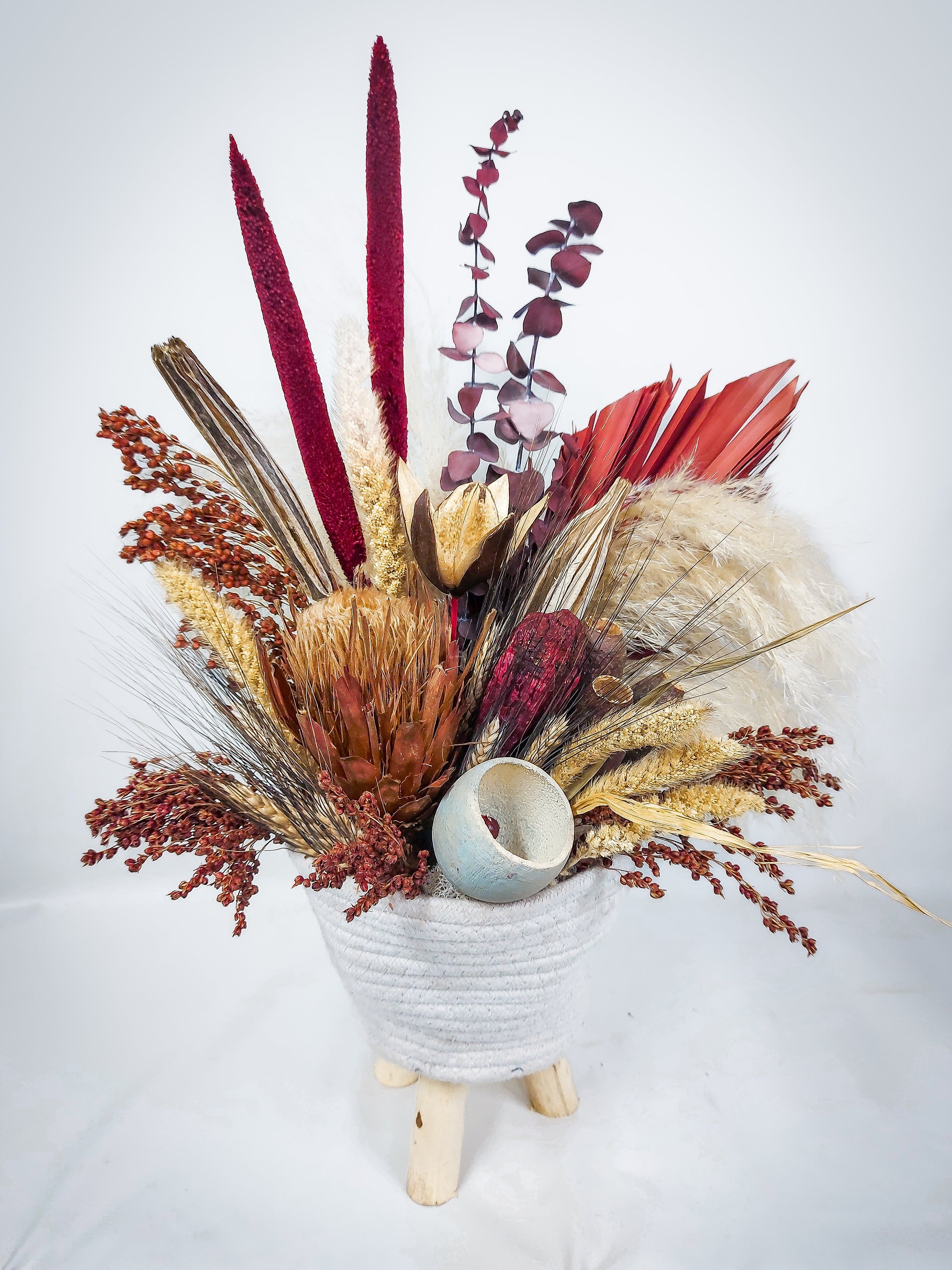 Dried arrangement