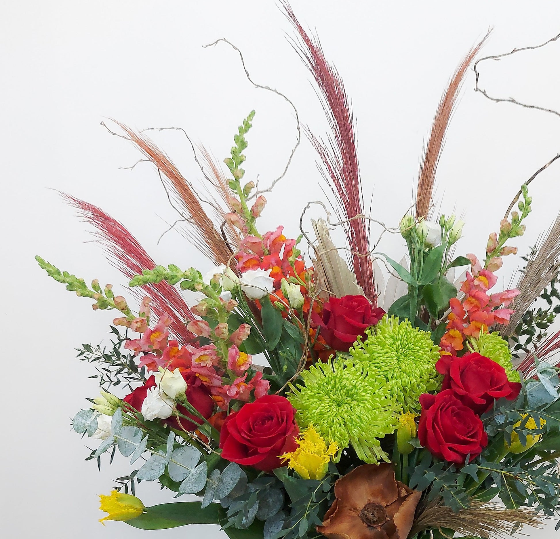Red fall theme sympathy