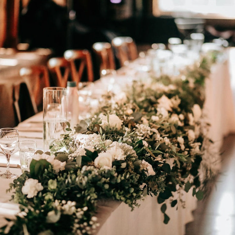 Full bridal table floral 