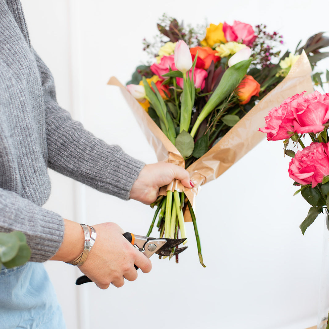 Hand cut bouquet